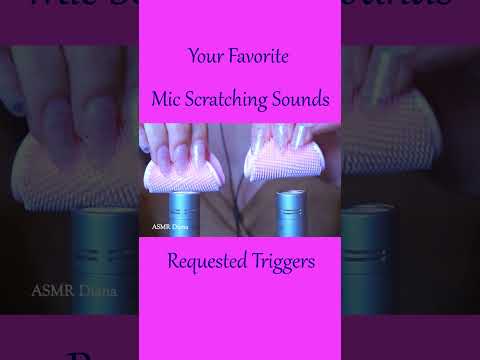 ASMR Mic Scratching with Silicone ❤️ Sooo Tinglyyy... #shorts
