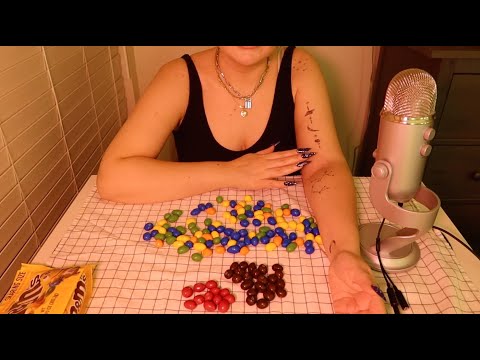 ASMR Sorting M&M's + First Tattoos Storytime (Soft Spoken)