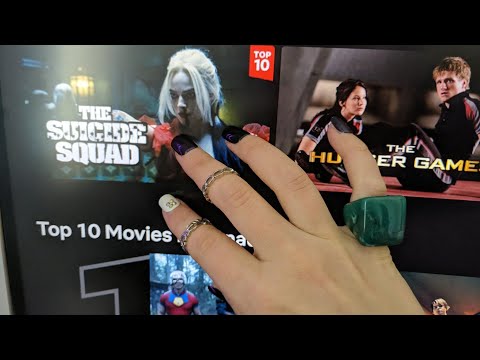 ASMR | Fast Screen Tapping and Tracing (asmr netflix tv tracing)