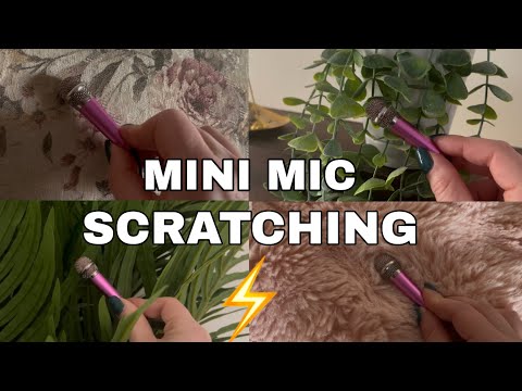 ASMR | Mini Mic Scratching on Random Triggers | Some Camera Tapping | Fast Aggressive | No Talking