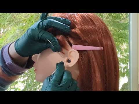 ASMR - Ear Acupressure - Sticky Picks, Gloves, Soft Spoken