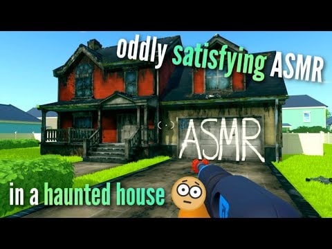 ASMR | Let's power wash a haunted house 😱 Cupped whispering ear to ear