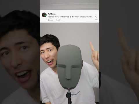 "can you scream into the mic?" #shorts #asmr