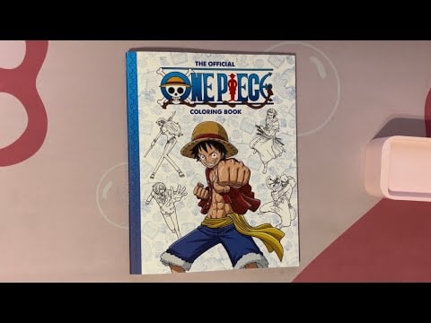 ASMR Tapping On A One Piece Coloring Book