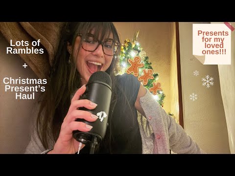 ASMR 🎁 GIFT IDEAS!! Christmas Rambling Haul