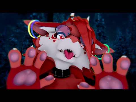 [FURRY ASMR] vampire cat finds you alone in the woods (cuddling, up and close, rain, ambients)