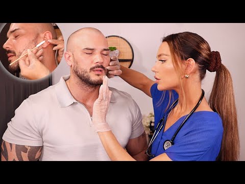 Real Person Skin Examination ASMR | Ear Exam @WhisperingGentlemanASMR Medical Doctor Assessment