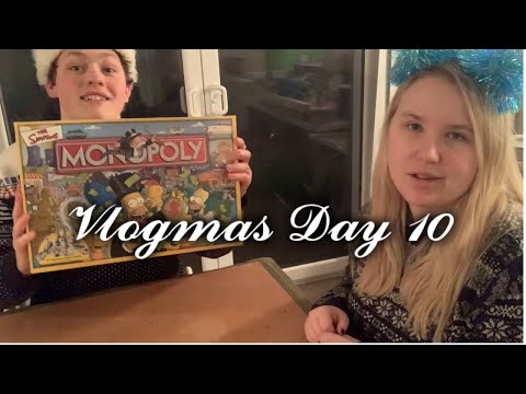 (Not ASMR) Vlogmas Day 10 - 2020 | Playing Board Games With Callum (Simpsons Monopoly)