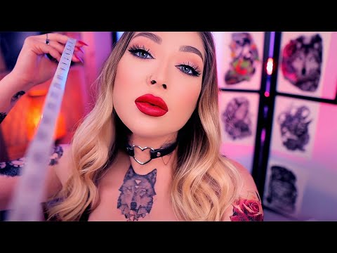 ASMR Flirty Tattoo Artist Measures You For A Naughty Piece 😏 How Big Is It?