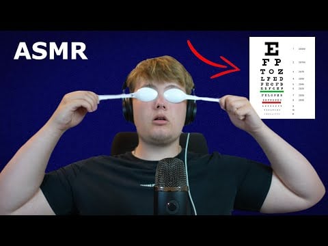 (DANSK/DANISH) ASMR Øjenlæge MEN det går helt galt