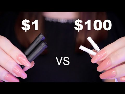 $1 Microphone VS $100 Microphone ASMR