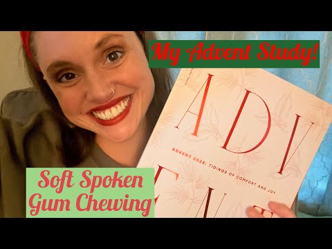 ASMR Advent Study Session 📖✨ | Soft Spoken Reading, Page Turning, Tapping & Gum Chewing