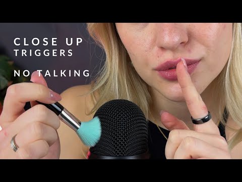 ASMR | Close Up mic triggers for BRAIN MELTING DEEP SLEEP - NO TALKING 🤫