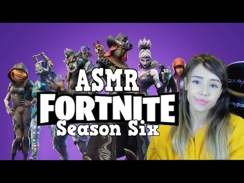 ASMR Fortnite Gameplay - Reaction to Season 6 New Battlepass Items, Skins (FULL WHISPERS)