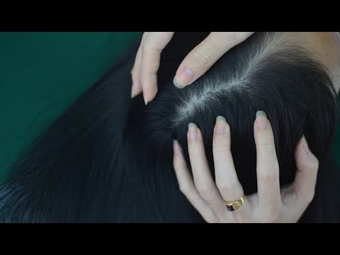 ASMR Head Scratching Massage, Head Tingles, Therapy Sounds For Reduce Headache ( No Talking )
