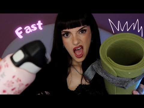 #ASMR | FAST & AGRESSIVE mais j'ai PAS LE TEMPS 💥 (j'ai yoga 🧘🏻‍♀️)