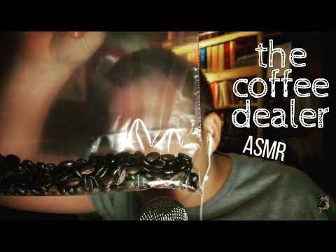 ASMR | the coffee dealer (Crinkles, Pouring, Bean Sounds)