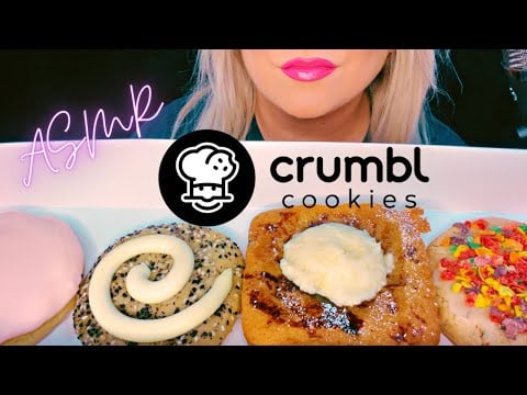 ASMR CRUMBL COOKIES MUKBANG 먹방 EATING SOUNDS | Mandy Foods ASMR