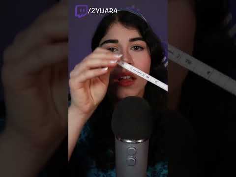 Let me measure your face #asmr #asmrsounds