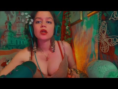 ASMR~ 40 Min Unintelligible Haircut, Beard Trim, Facial Adjustments, Cranial Exam w Foreign Doctor