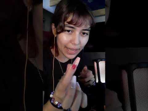 asmr- tirando as unhas! #asmr #visualtingle #relax #tapping