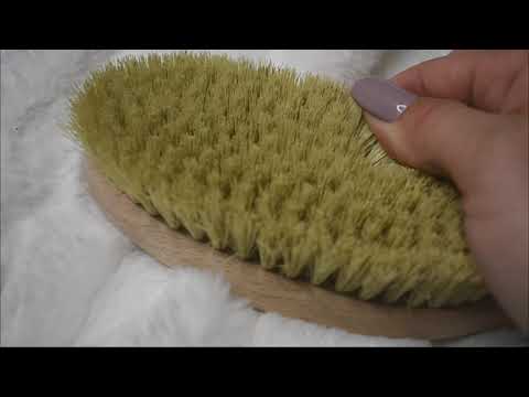 Body Wooden Brush Scratching and Tapping ASMR Enjoy 🧡