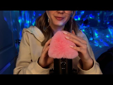 ASMR Random Trigger Assortment (Mic Brushing, Tracing, Mouth Sounds & Hand Movements) 🧸🫐☁️