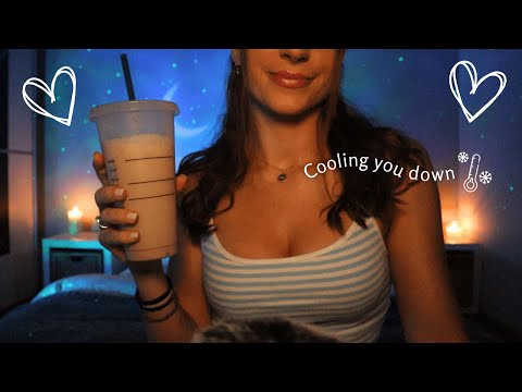 ASMR | Cooling You Down on a Hot Summer Night (Sleep Hypnosis, Personal Attention)✨❄️