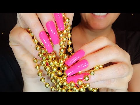 ASMR 10 Gold Triggers | No Talking | Long Nails