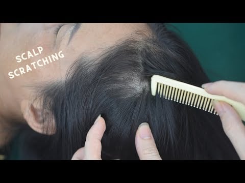 ASMR Nape Scratching Real Person, Relaxing Hair Sounds, Hair Tingles For Relaxation