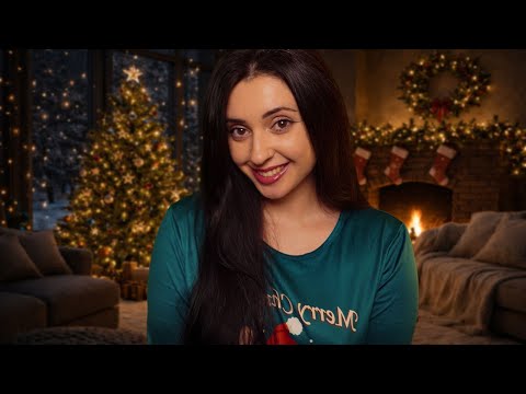 ASMR Cita navideña amorosa 🎄✨ Te cuido y te ayudo a dormir