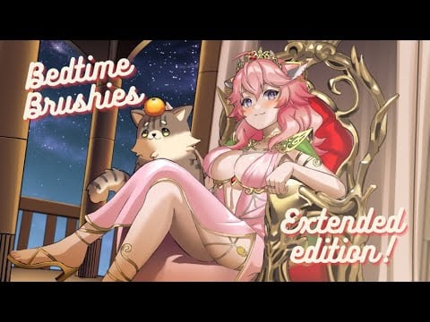 [3DIO ASMR] Bedtime Brushies: Extended Edition (Slow, Hypnotic Brushing) (VTuber)