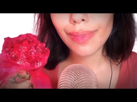 ASMR comendo pitaya / SONS de mastigação /