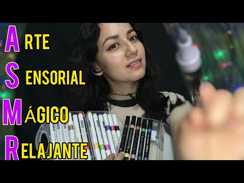ASMR ERES UN LIENZO Y TE PINTO EN SUSURROS 