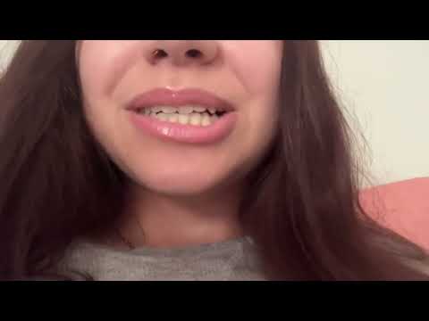Asmr 🌞 inaudible whisper , gum chewing , kisses  #asmr #relax ￼￼