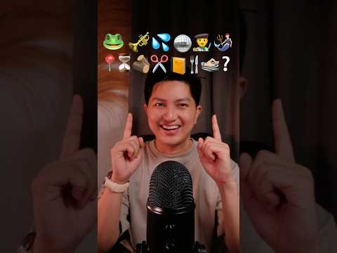 Emoji Challenge ASMR #asmr #triggersforsleep #asmrsleep #emoji