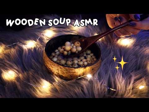 ASMR WOODEN SOUP 🍵🤎 - Välkommen till mitt spa 😴