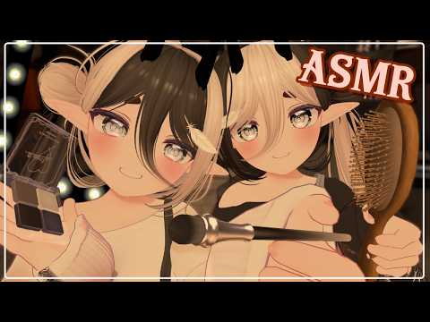 [ASMR VRChat] Twins Prepare You for the Stage💄🎬| Personal attention, Makeup ♡