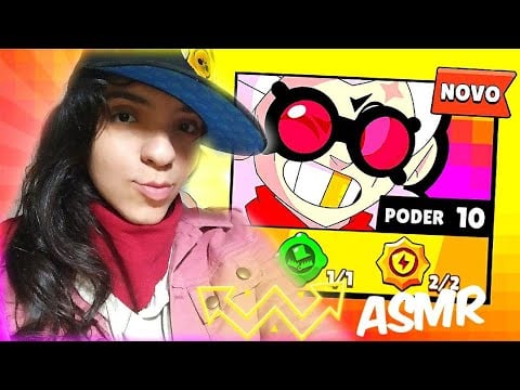 ASMR BRAWL STARS - LIBERANDO A NOVA BRAWLER BELLE + SONS DE CHUVA