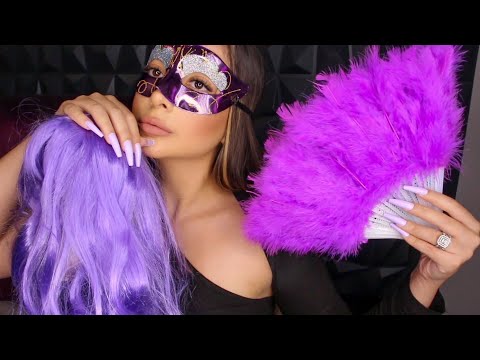 TÜRKÇE ASMR | Mor Tetikleyicilerle Uykuya Dal 💜  | RAHAT UYKU