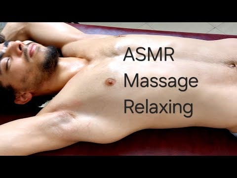 POV ASMR Relaxing Massage | Head, Face, Neck, Chest, Belly ,Navel & Legs Healing Therapy for Sleep