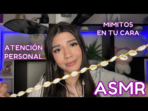 ASMR ESPAÑOL / DUERME como BEBÉ CON MI ATENCIÓN PERSONAL Y MIMITOS en tu CARA