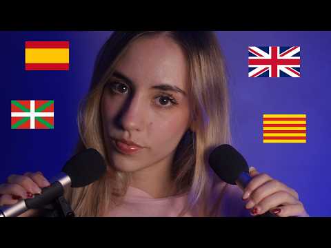 ASMR Palabras Detonantes en diferentes Idiomas