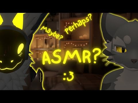 [Furry ASMR] Silly protogen turns into kitty while relaxing you? :3 [Sleep-aid] [Soft-spoken] [Rain]