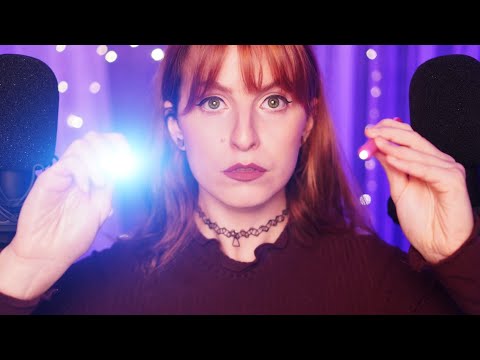 ASMR Follow My Instructions (Face Touching, Light triggers)