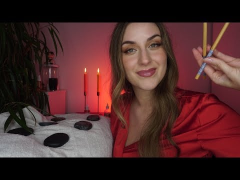 ASMR Deutsch Traumhafte Hot Stones Massage mit Öl | Scalping, Oil Massage, Spa Roleplay 