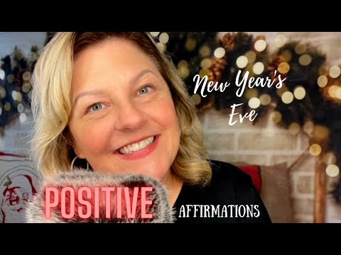 ASMR | Positive Affirmations Heading into the New Year! Ft. Face Touching and Hand Movements 🎉🎉🎉