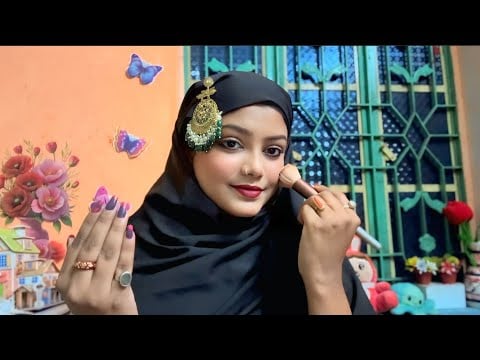 ASMR Doing My Eid Makeup Look 💄🌙