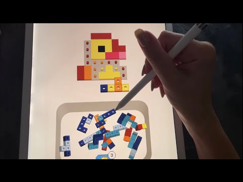 iPad ASMR - Let’s Build Block Puzzles - Clicky Whispers