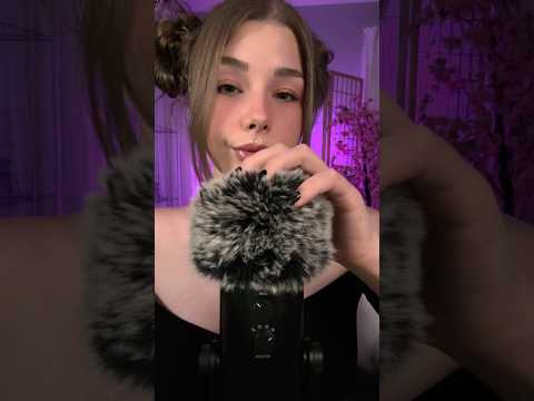 Mic brushing and mouth sounds ASMR #asmr #mouthwhisper #asmrsounds #micbrushing #kissing